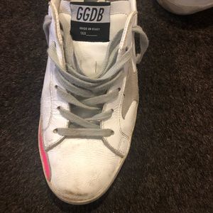 Golden Goose Women’s Lowtop - hot pink soles